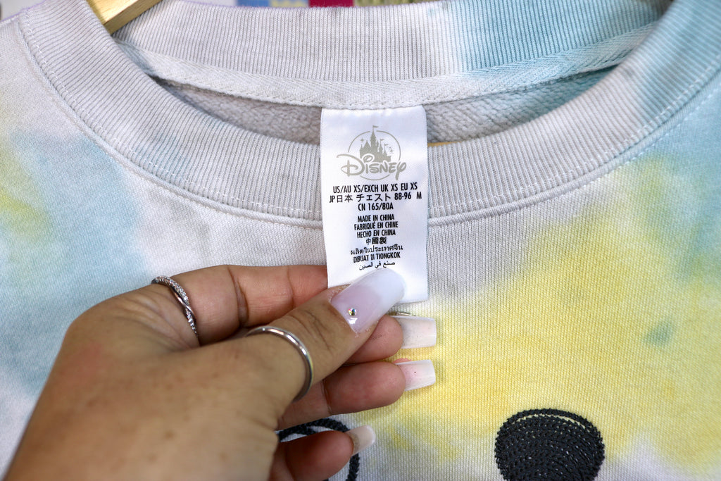 Tye Dye Disneyland Sweater