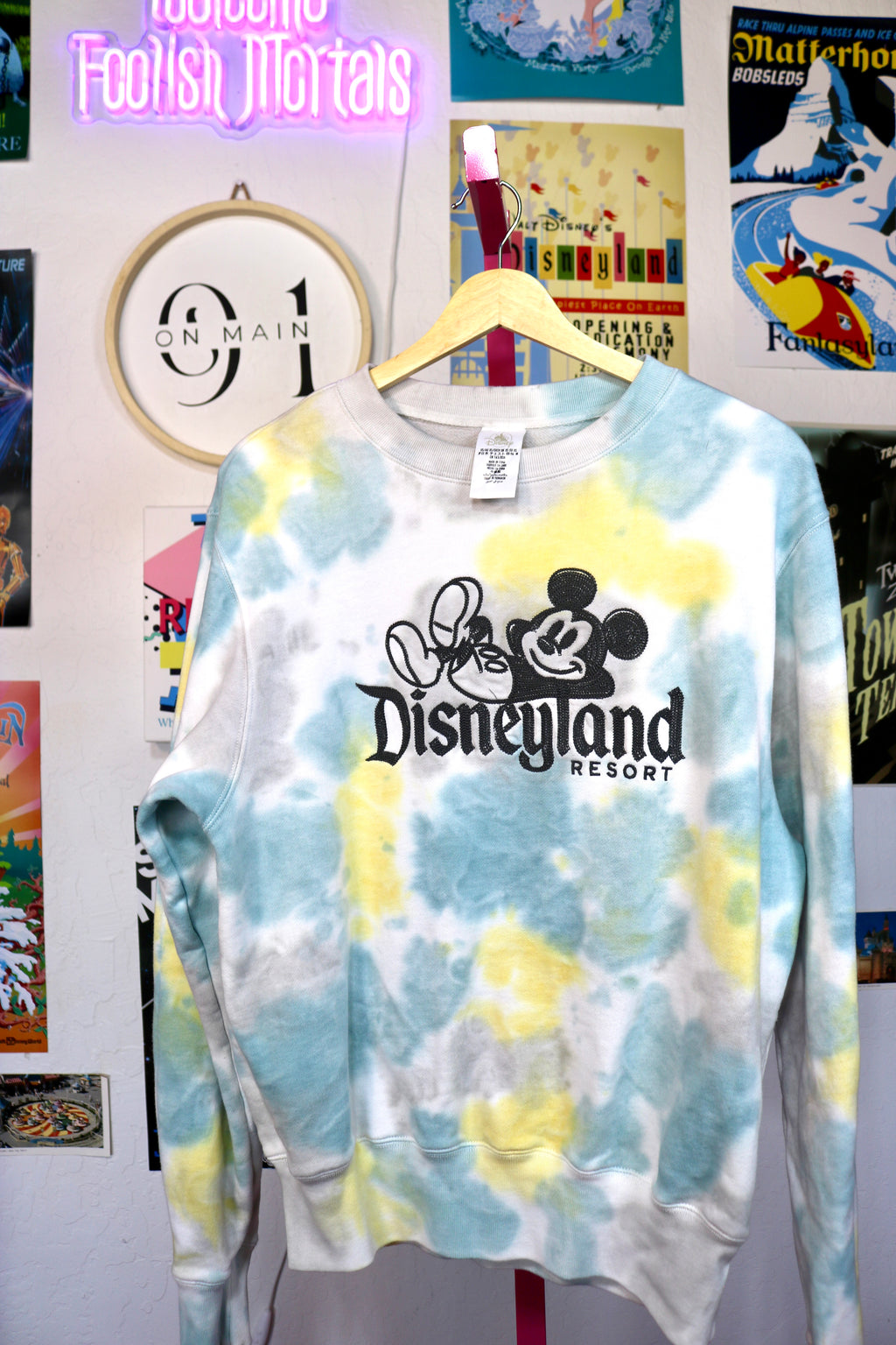 Tye Dye Disneyland Sweater