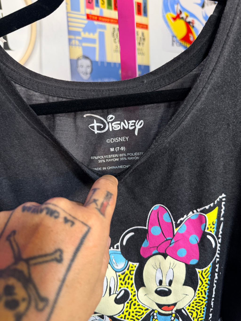 Retro Style Mickey Minnie Tank top