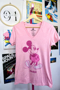 Pink V neck