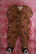 Brown Mickey pj onsie