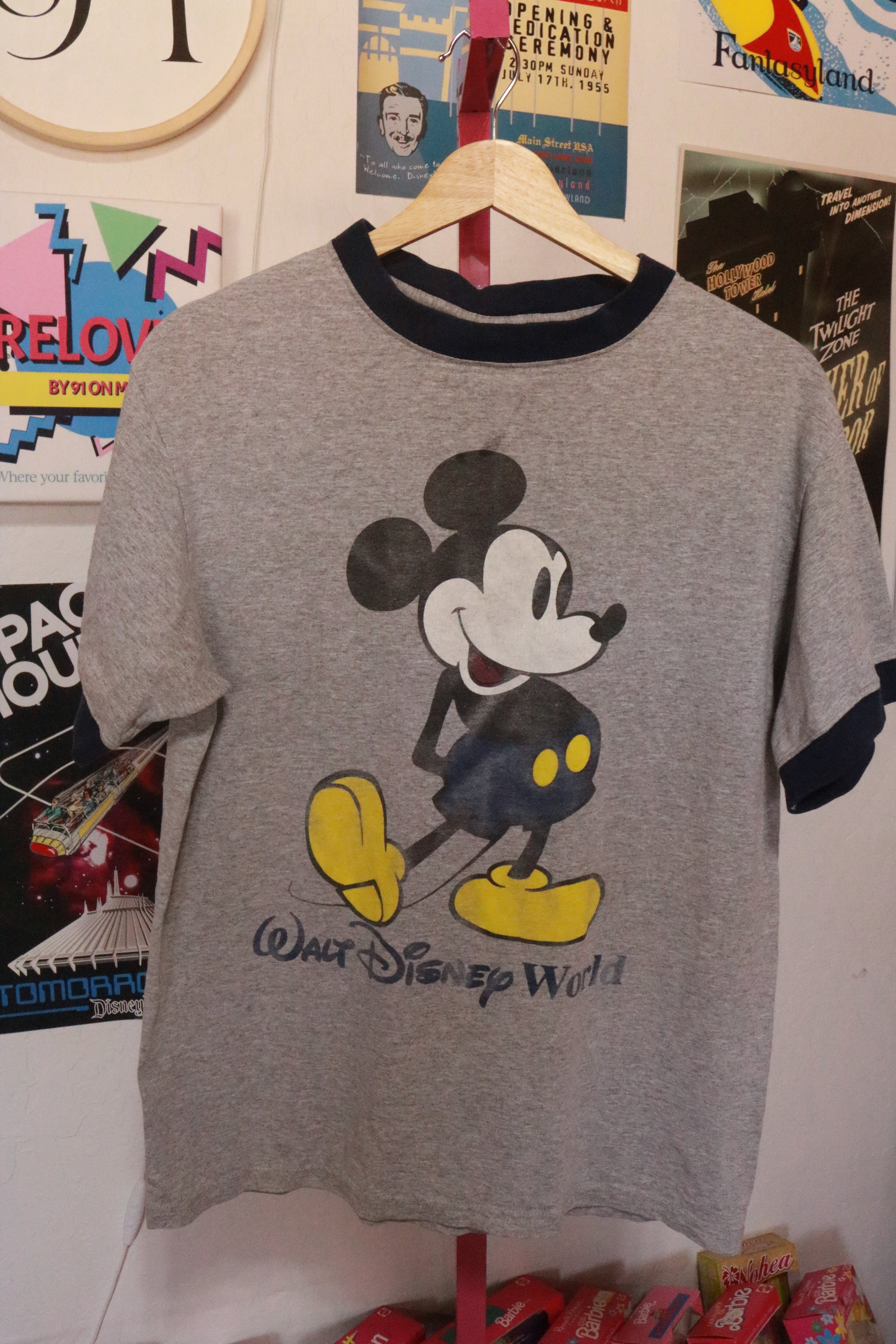 Vintage D World Ringer Tee