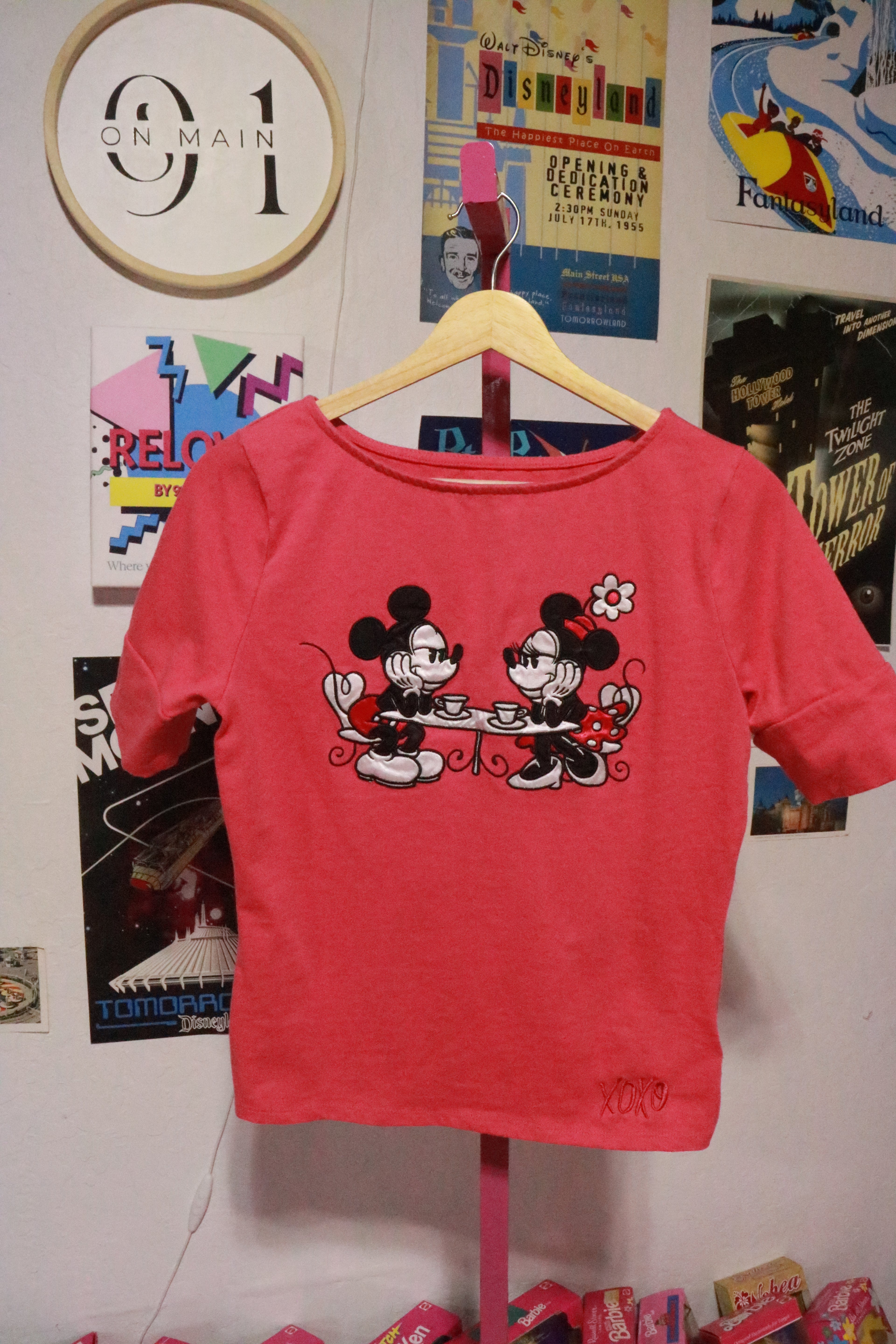 Lovers embroidered fitted shirt