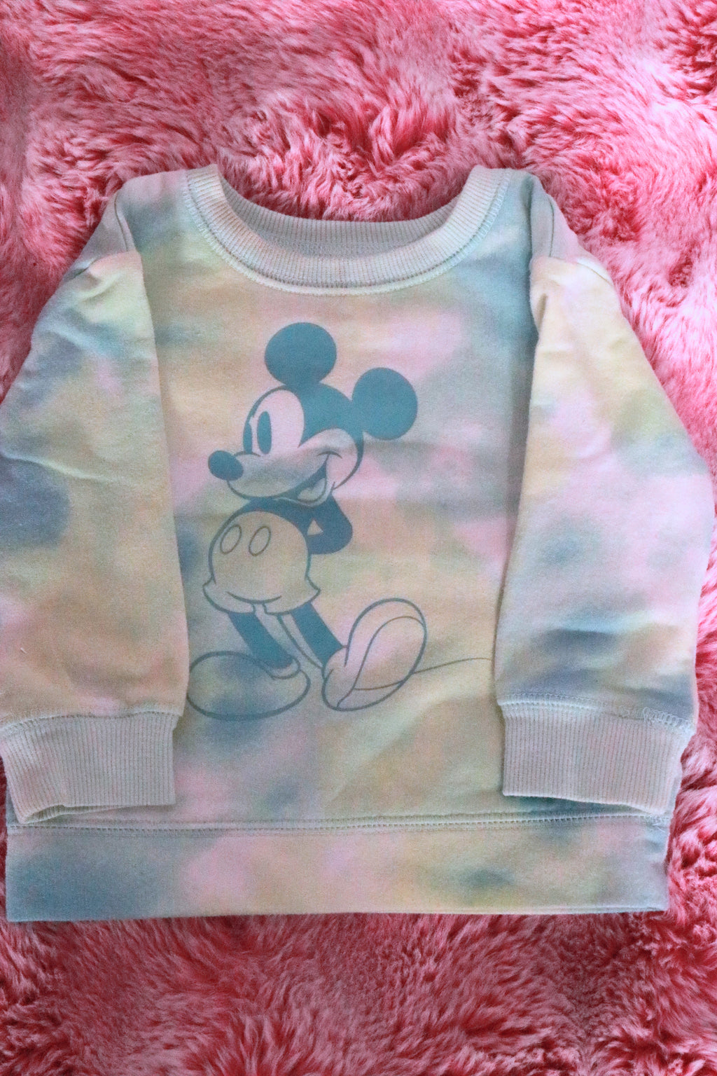 Tye Dye Baby Mickey Sweater